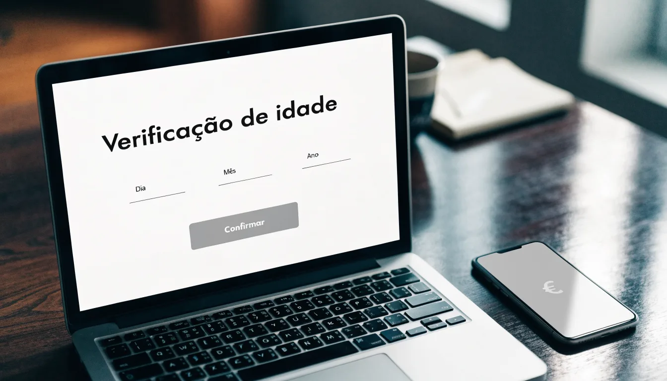 Uma folha de licença em papel com um selo vermelho, pousada numa secretária de madeira ao lado de uma caneta